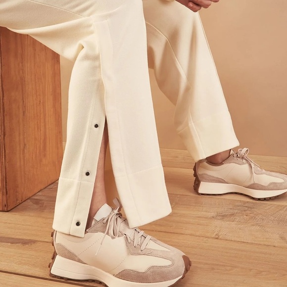 Aday Oat Perfect Walk High Rise Terry Tencel Cotton Lounge Jogger Sz L - Picture 2 of 13